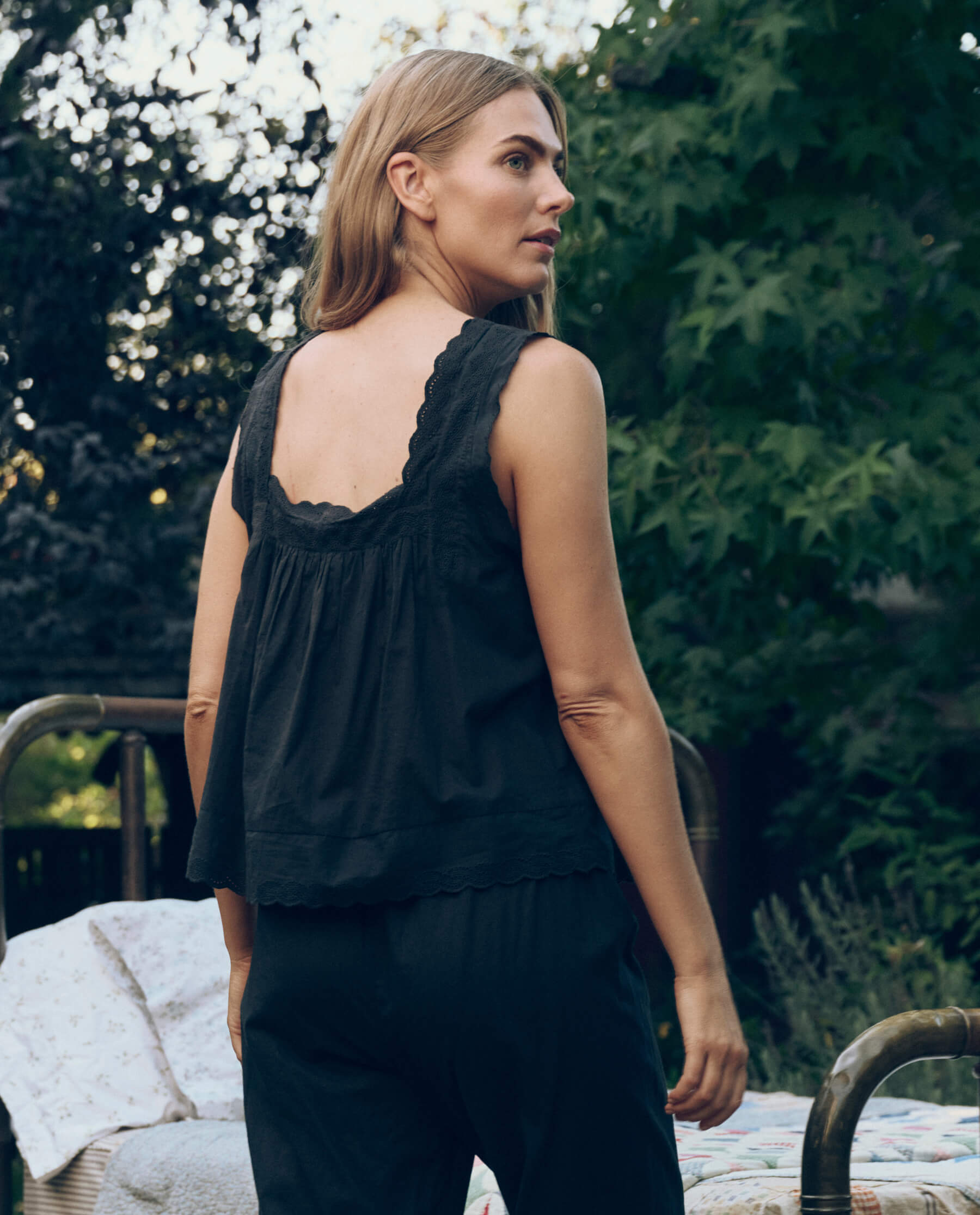 The Eyelet Tank. -- Black
