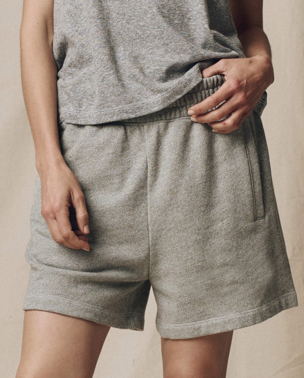 The Victory Short. Solid -- Varsity Grey