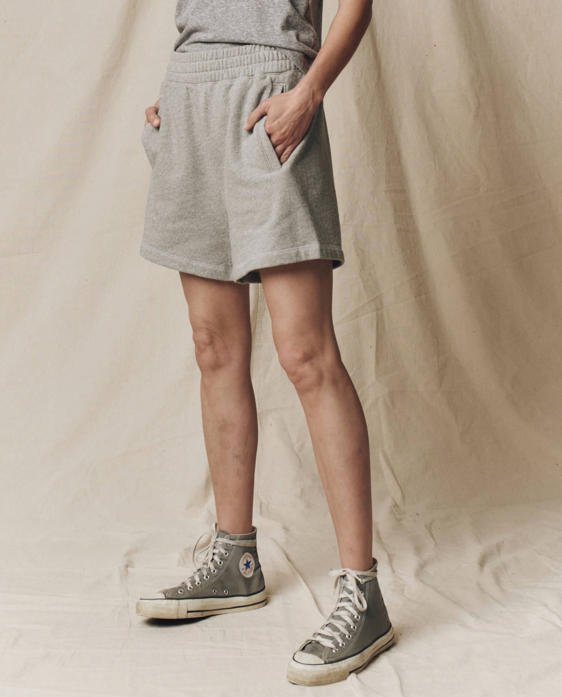 The Victory Short. Solid -- Varsity Grey