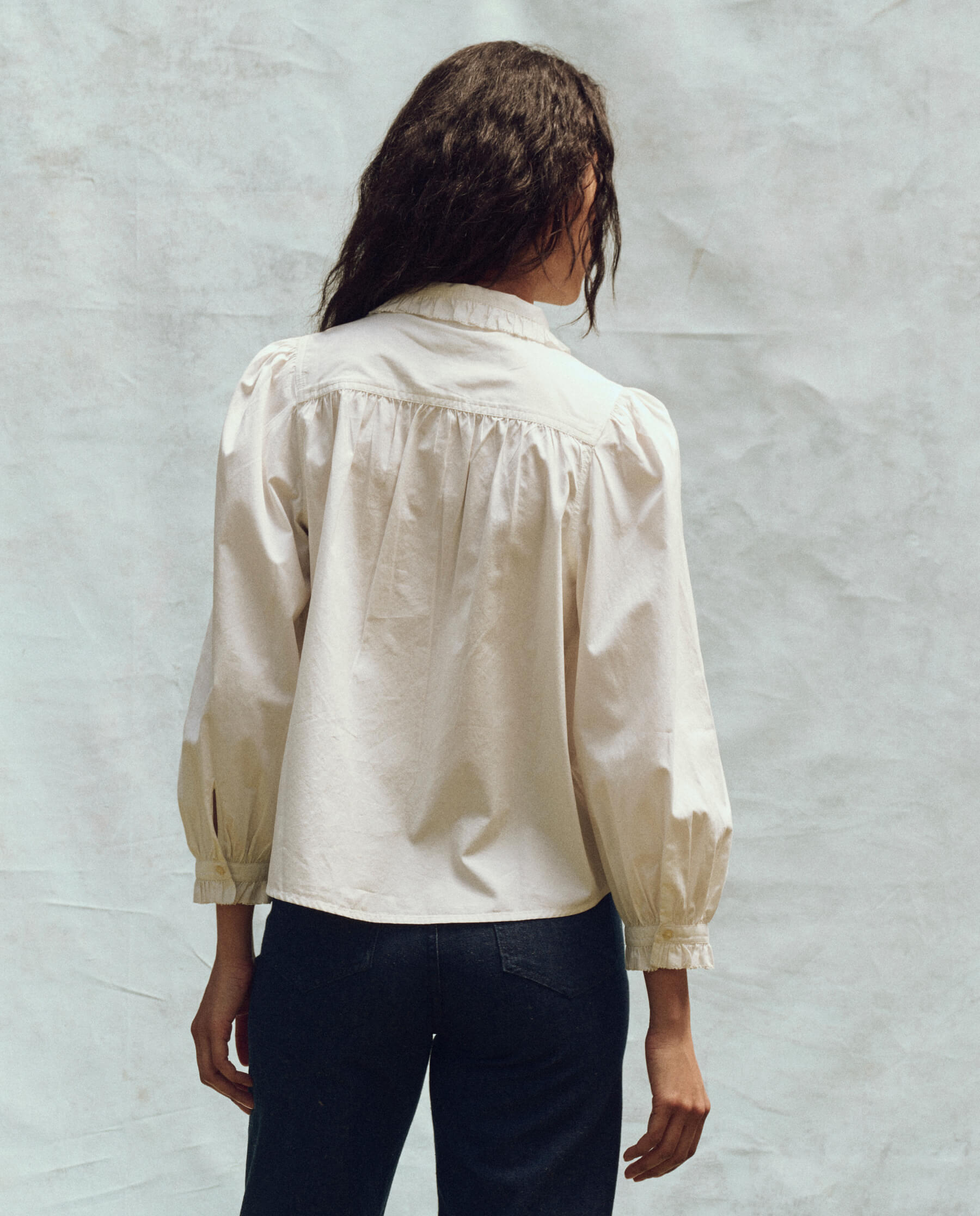 The Hemingway Top. -- White