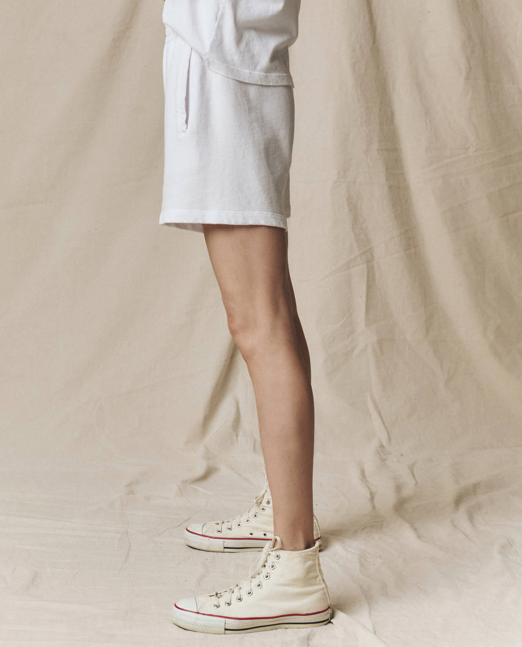 The Victory Short. Solid -- True White