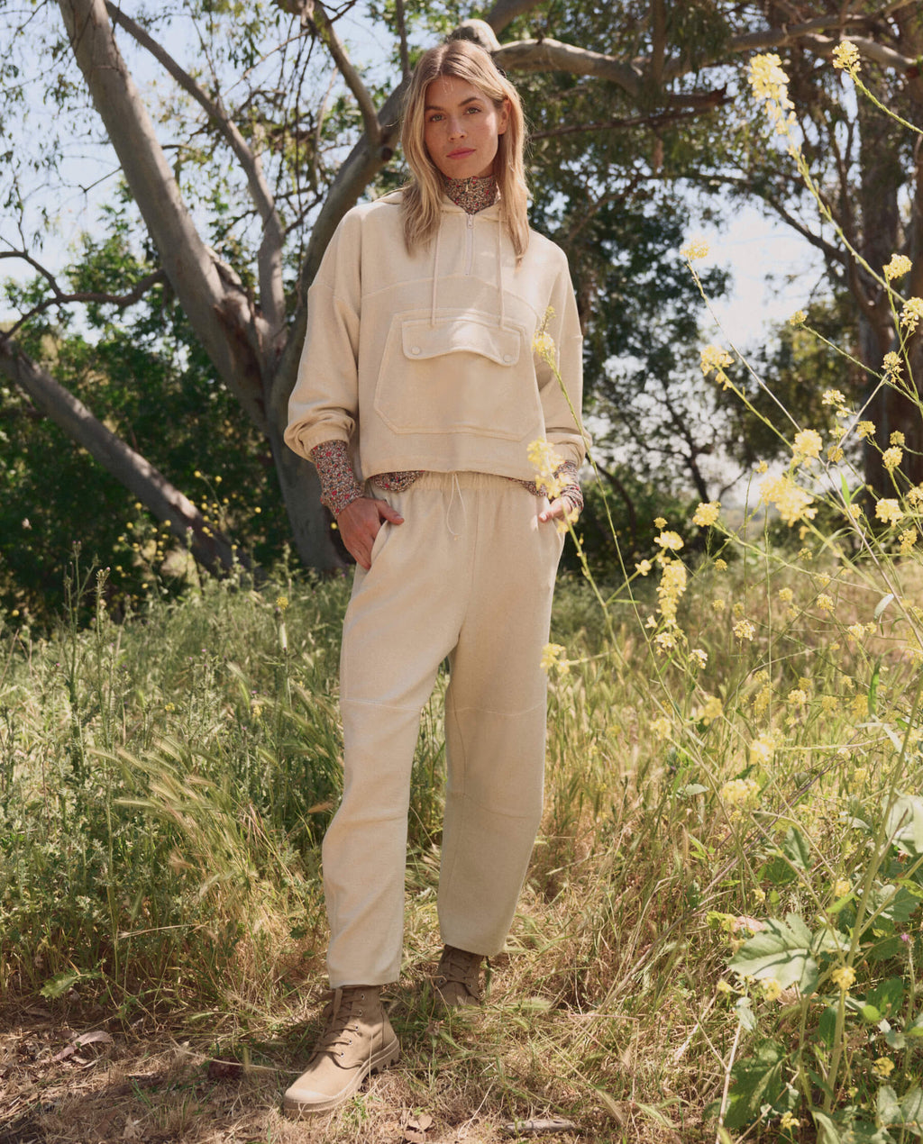 The Basecamp Pullover. -- Oatmilk