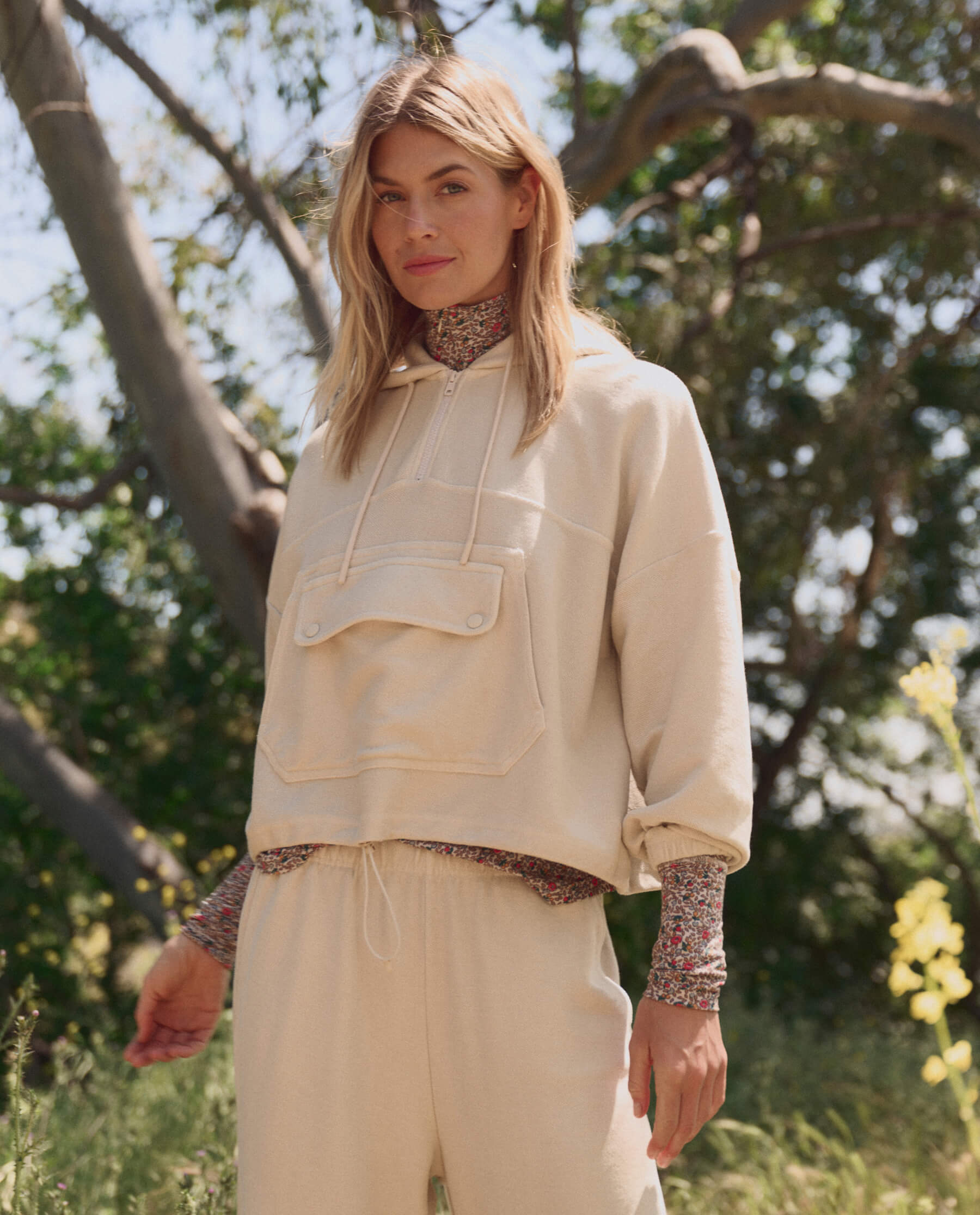 The Basecamp Pullover. -- Oatmilk