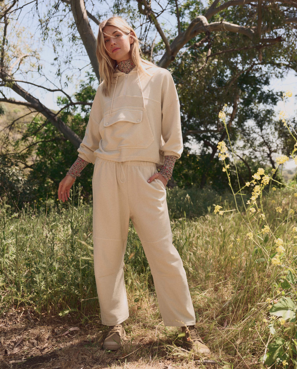 The Roam Sweatpant. -- Oatmilk
