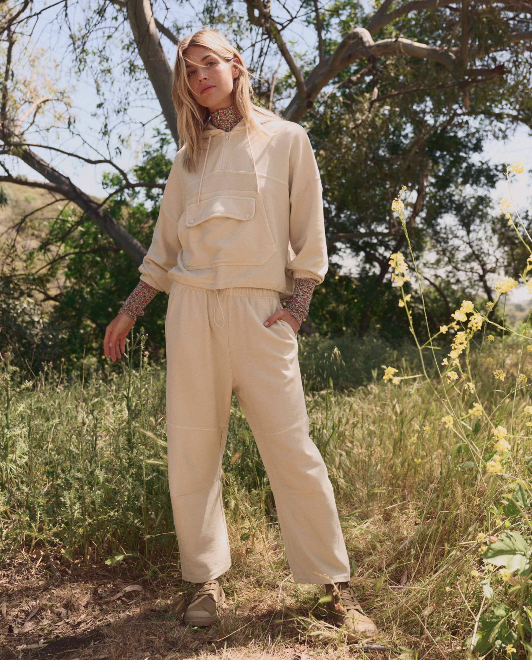 The Roam Sweatpant. -- Oatmilk