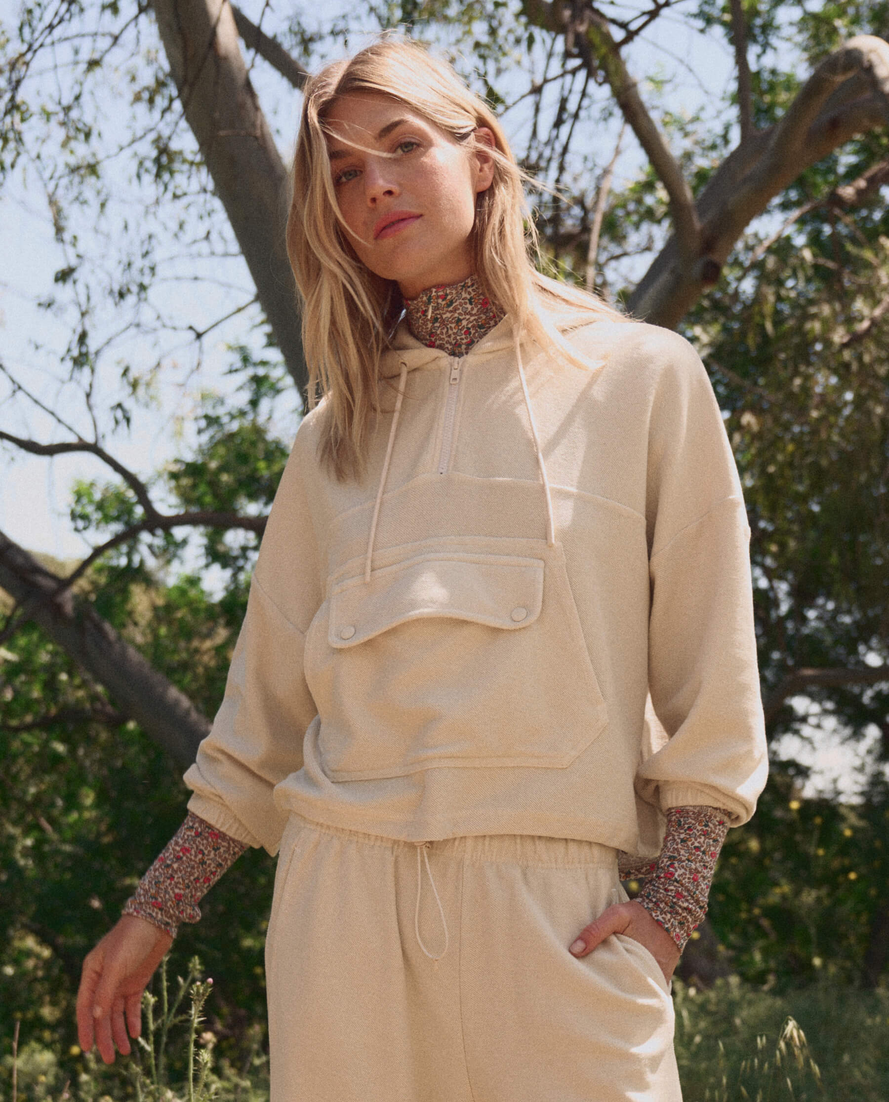 The Basecamp Pullover. -- Oatmilk