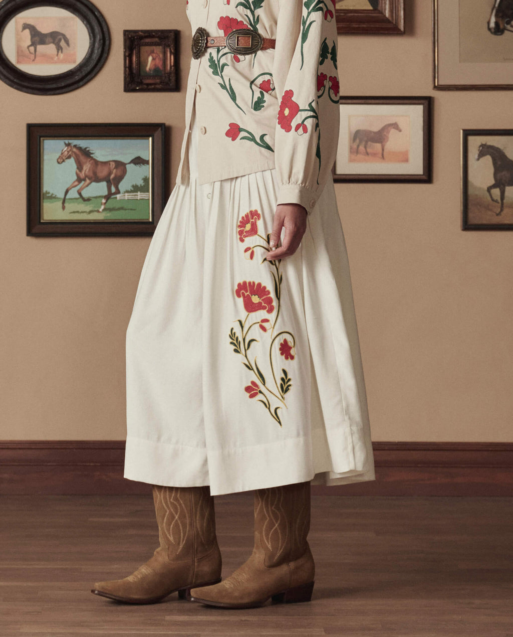 The Cowboy Boot (Suede). -- Tan