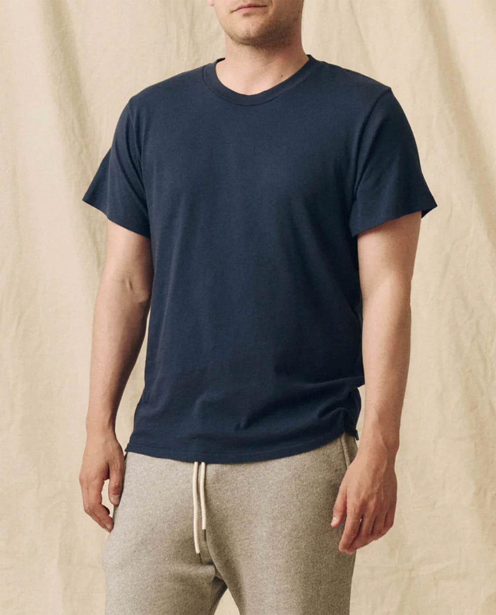 The Men's Boxy Crew. -- True Navy