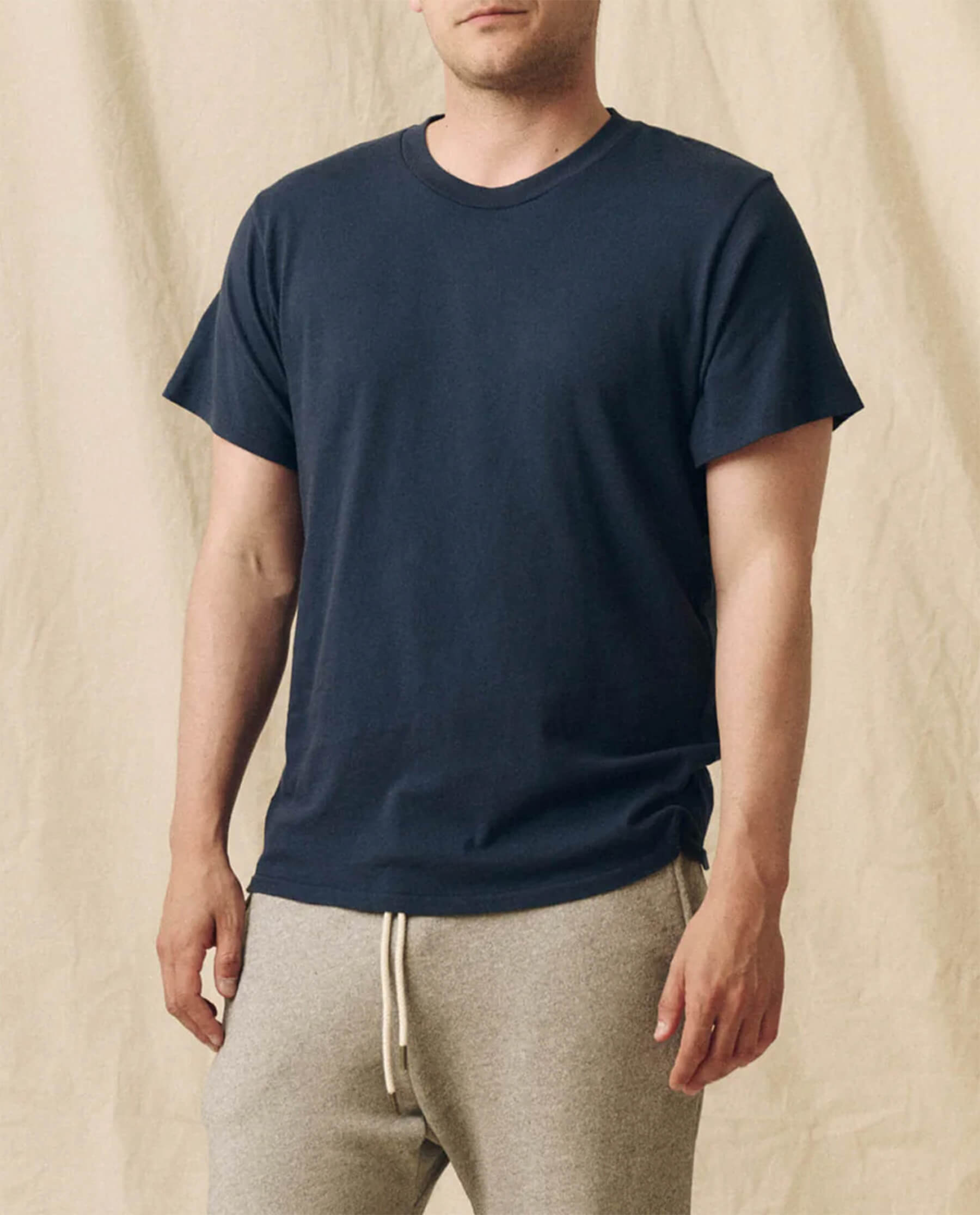 The Men's Boxy Crew. -- True Navy