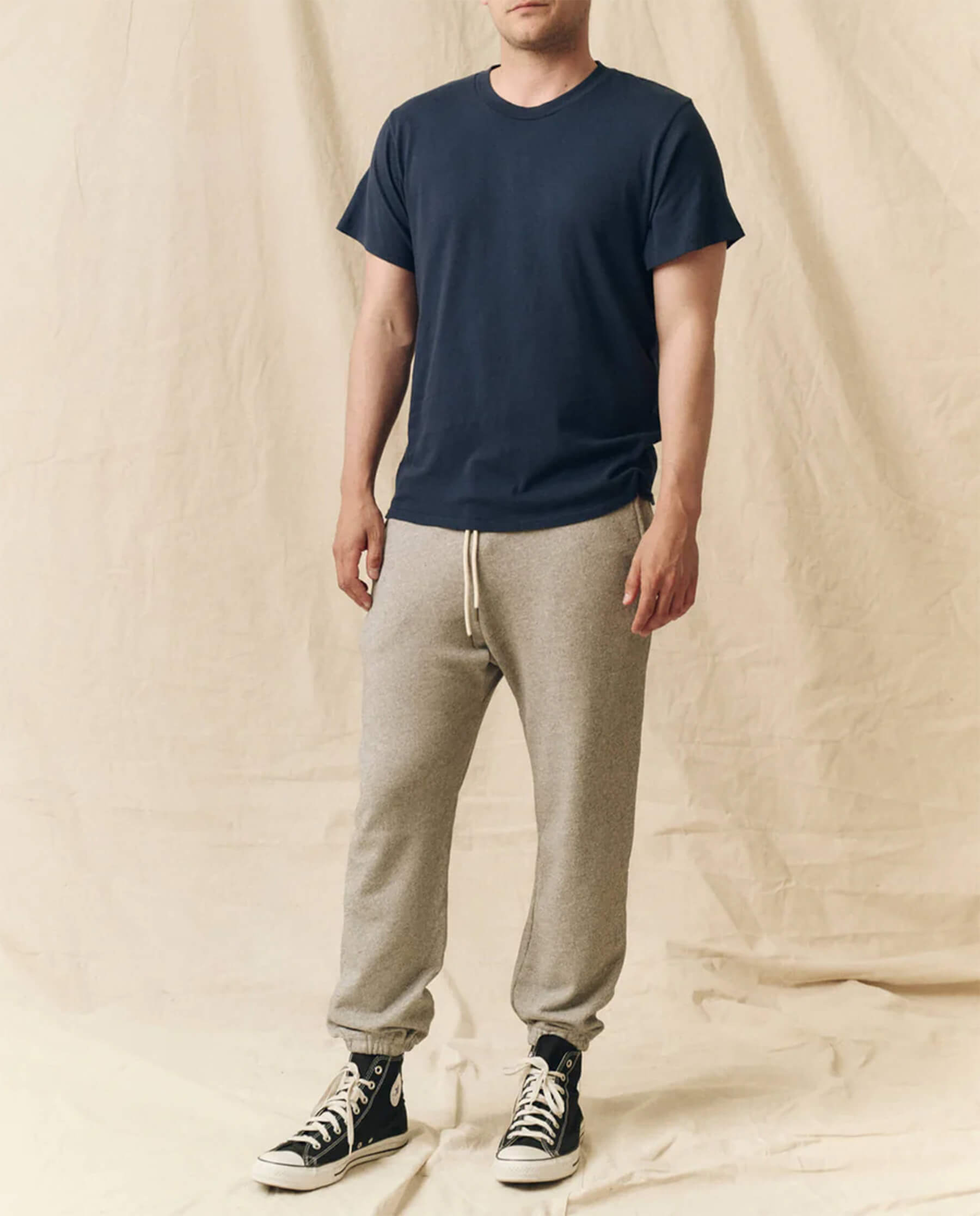 The Men's Boxy Crew. -- True Navy