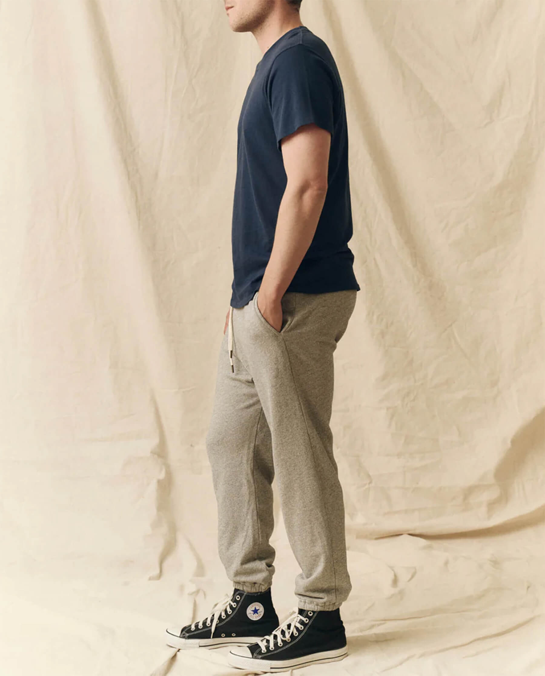The Men's Boxy Crew. -- True Navy