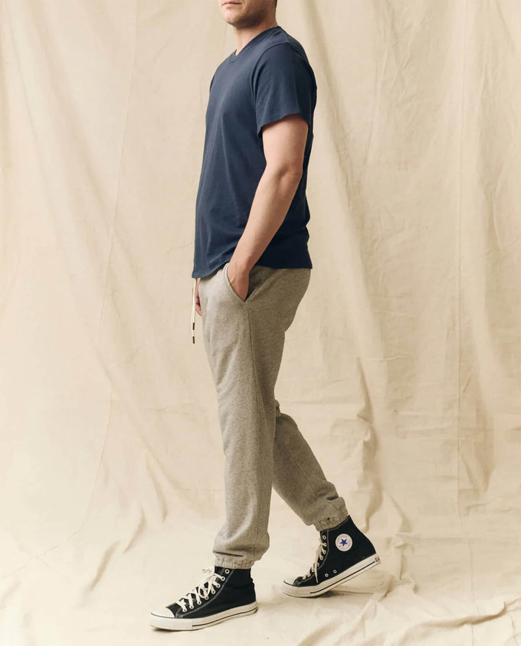 The Men's Boxy Crew. -- True Navy