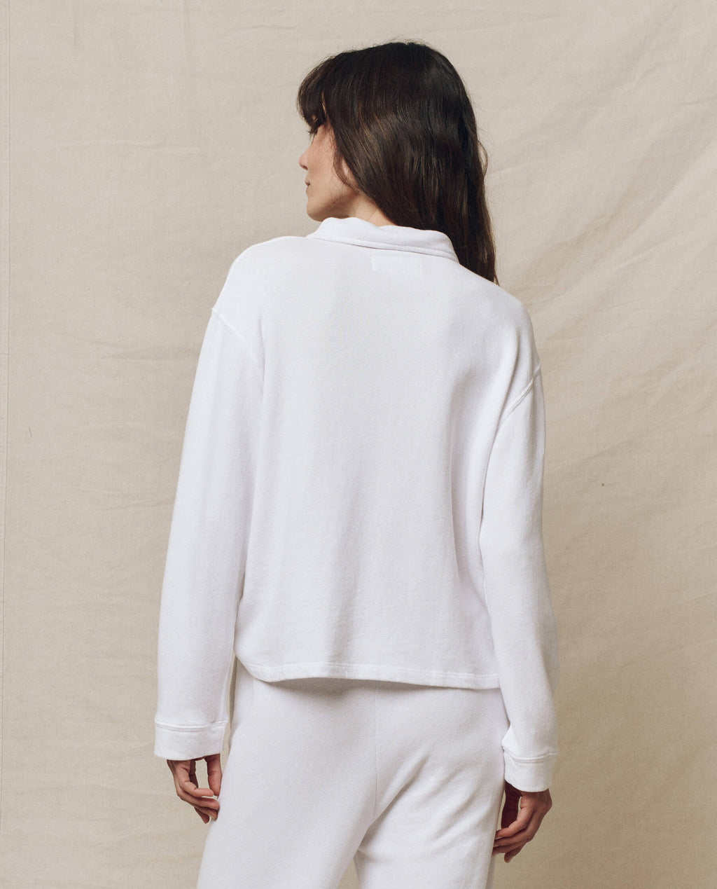 The Rugby Sweatshirt. -- True White
