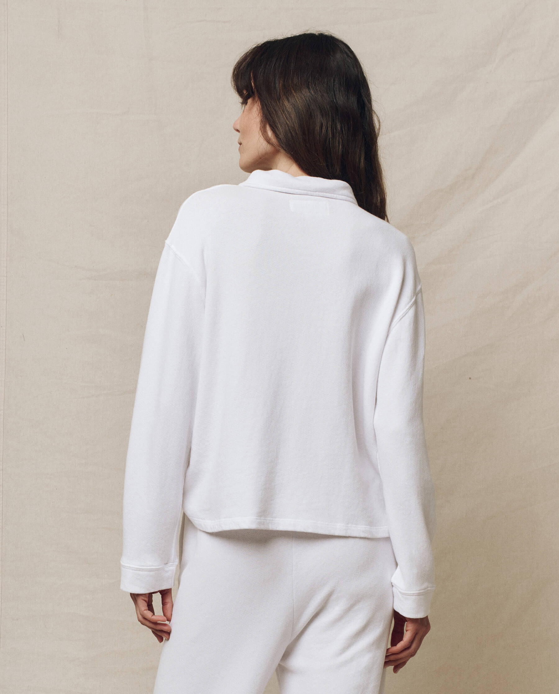 The Rugby Sweatshirt. -- True White