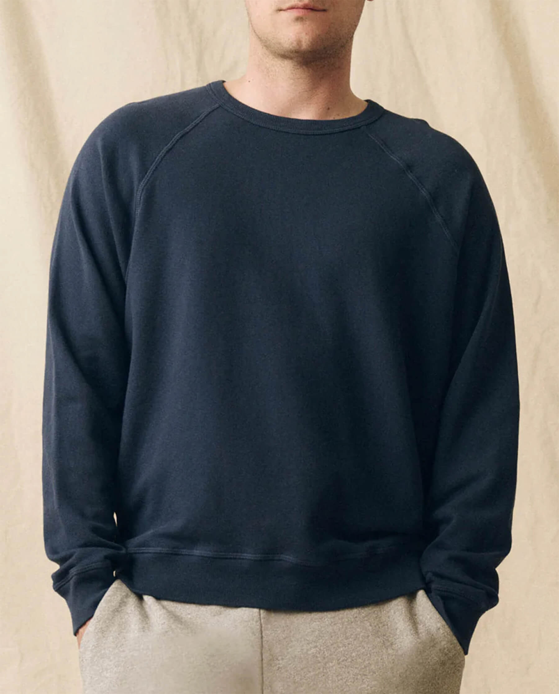 The Men's College Sweatshirt. -- True Navy