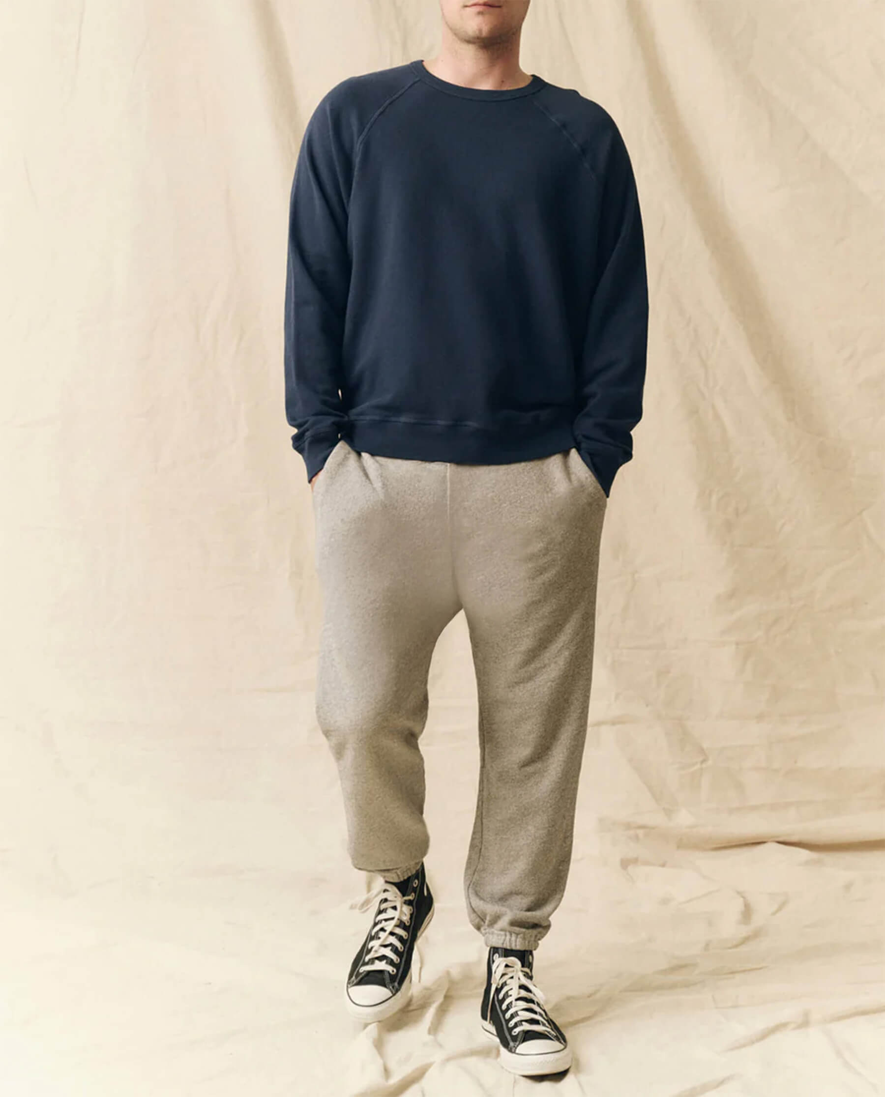 The Men's College Sweatshirt. -- True Navy