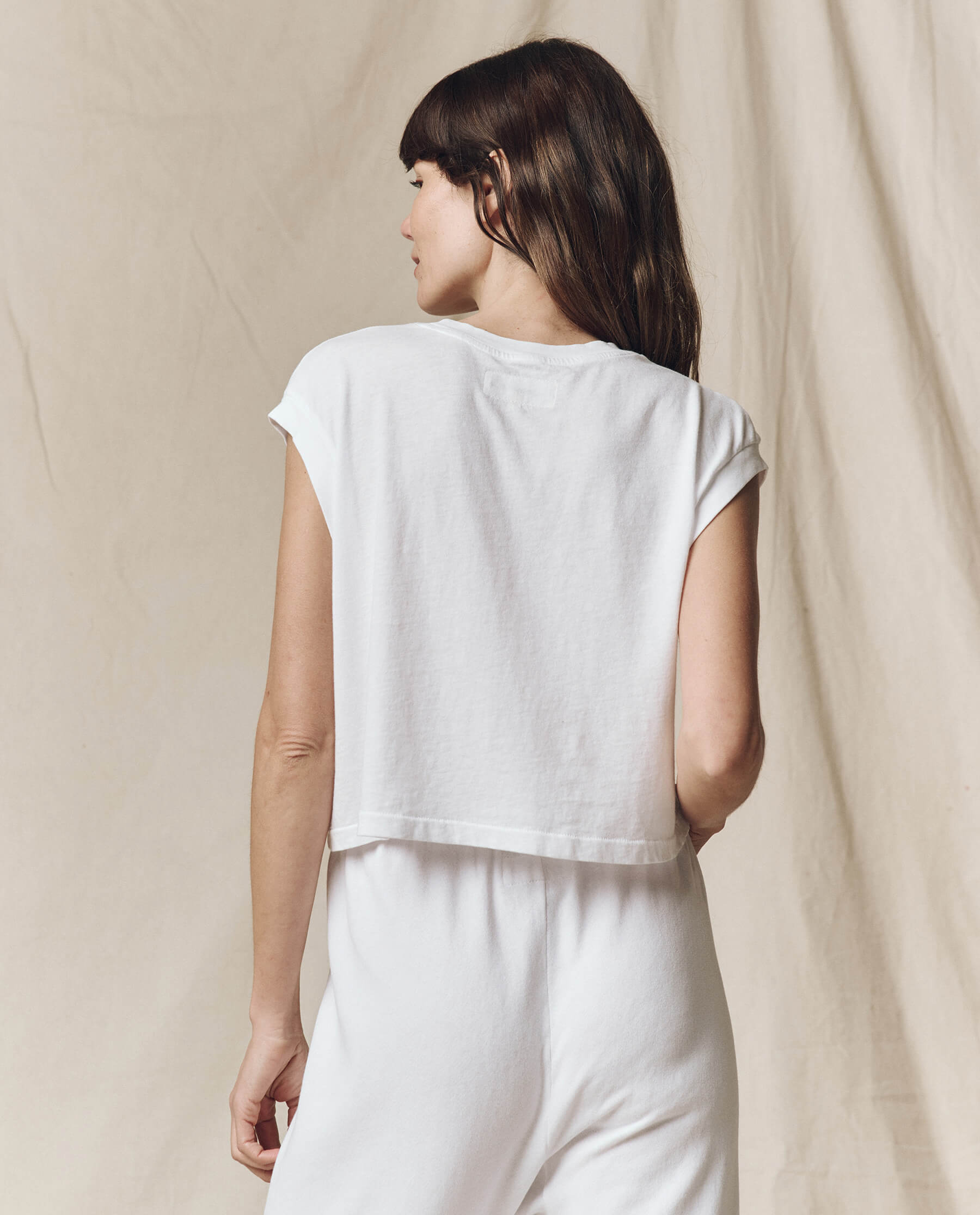 The Square Tee. -- True White