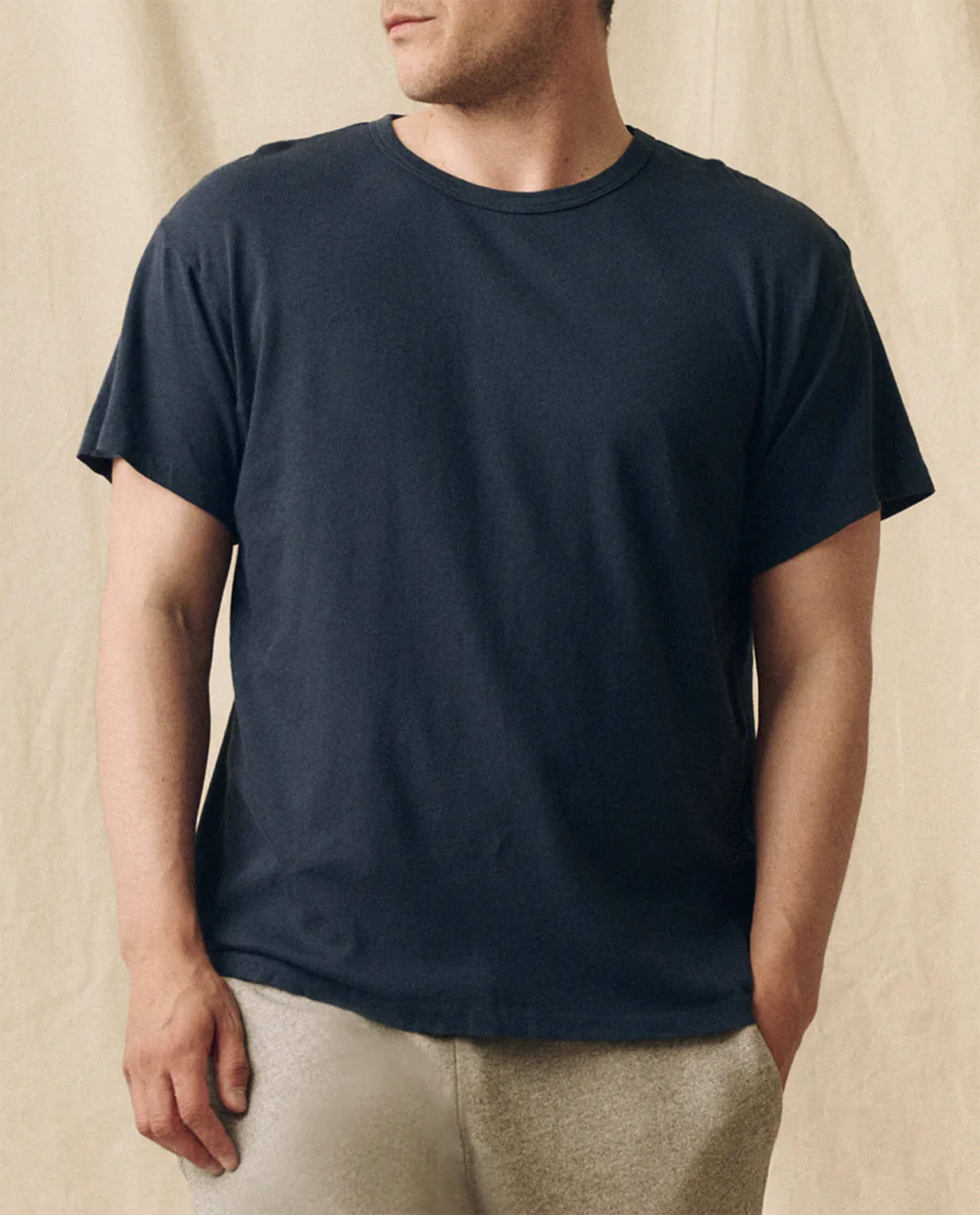 The Men's Slim Tee. -- True Navy