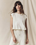 The Square Tee. -- Washed White