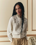 The Studded Cardigan. -- Natural