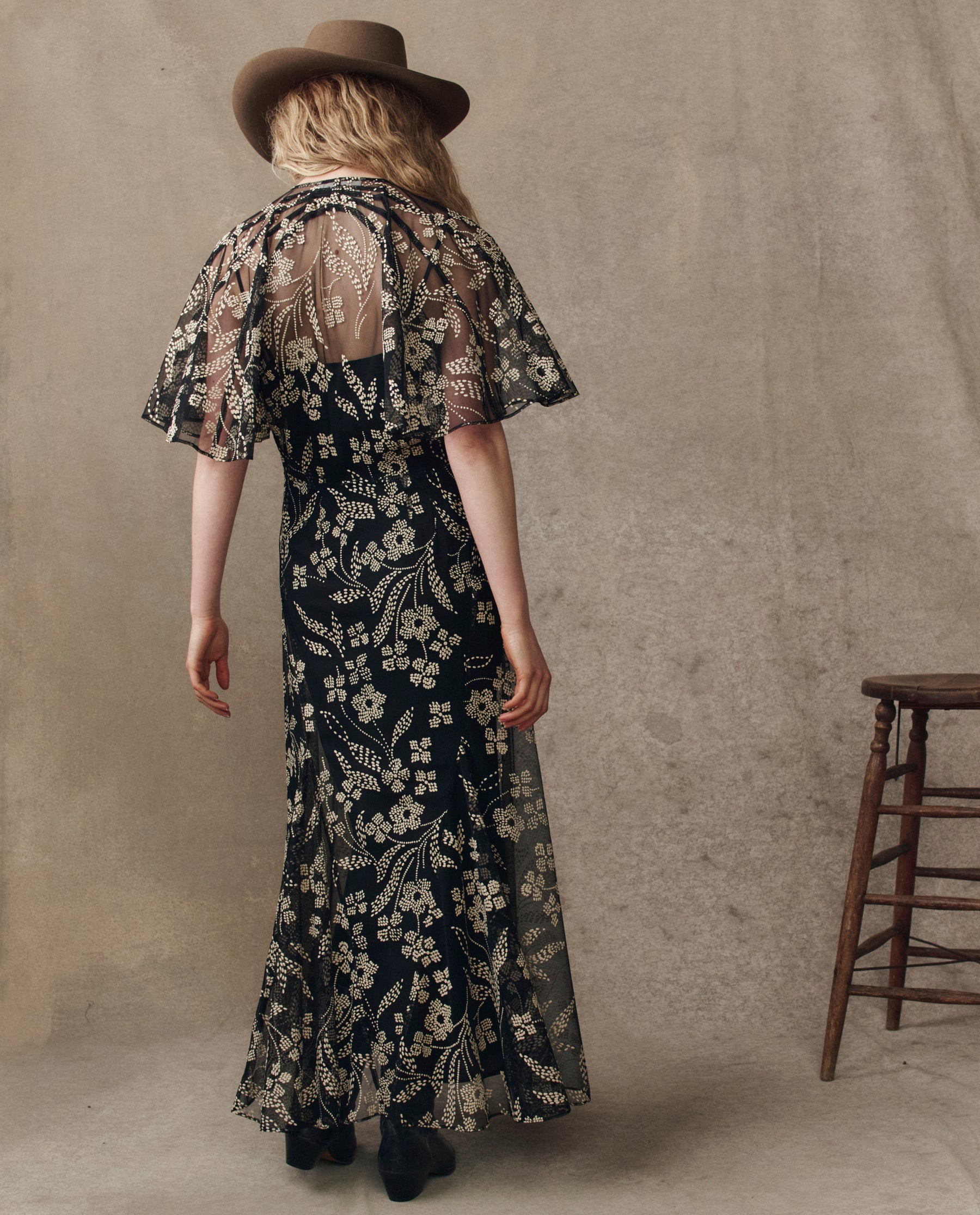 The Festal Dress. -- Brocade Floral