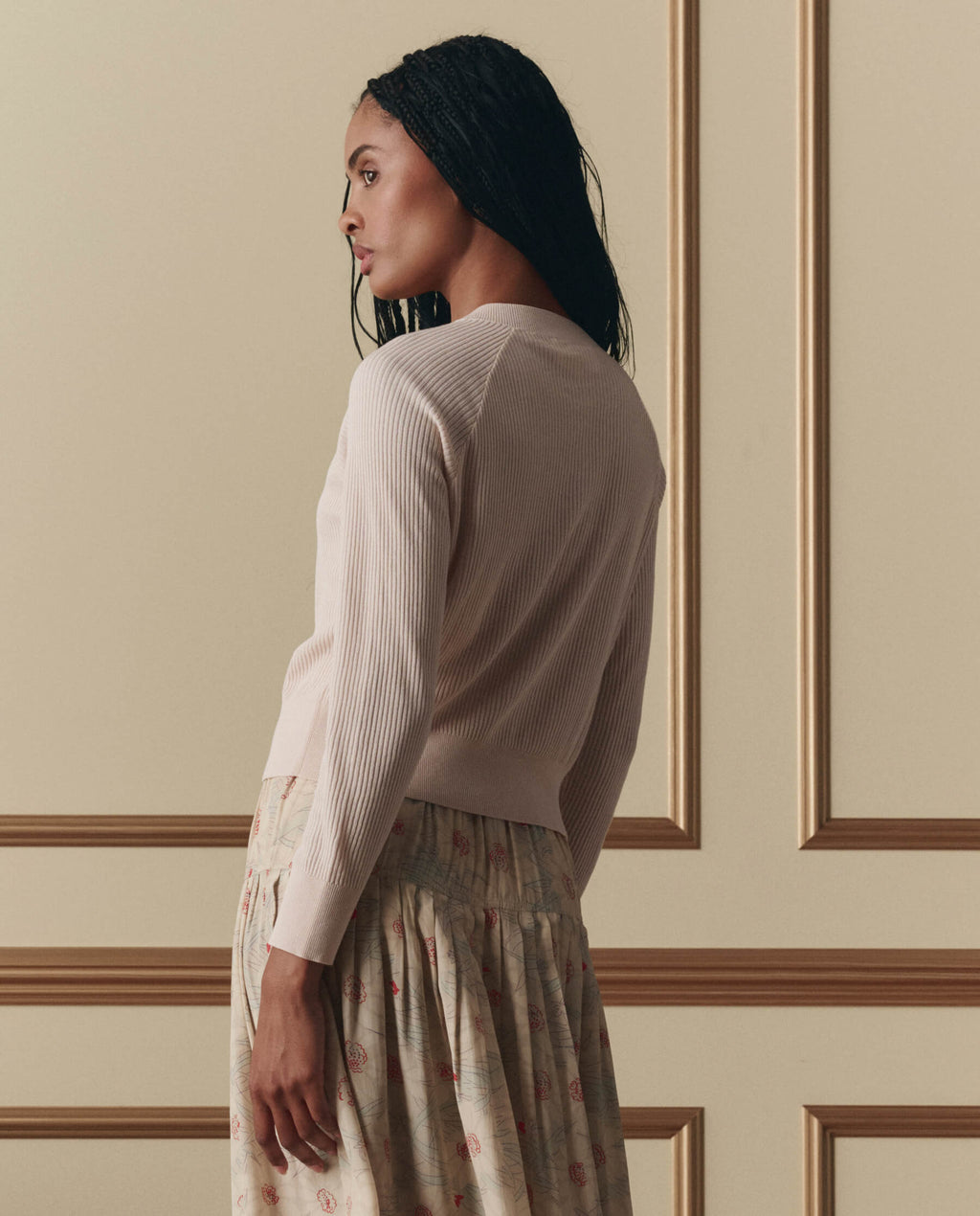 The Dainty Cardigan. -- Soft Petal