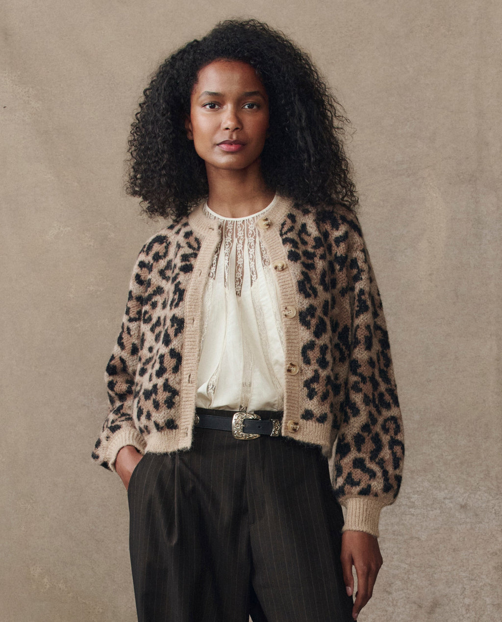 The Windsor Cardigan. -- Leopard