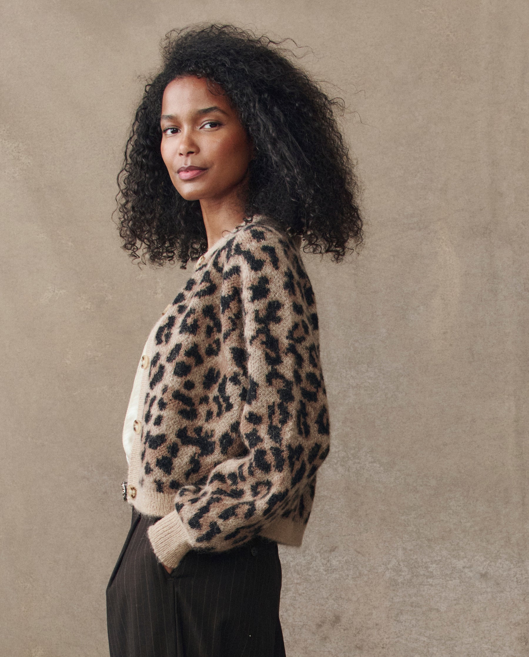 The Windsor Cardigan. -- Leopard