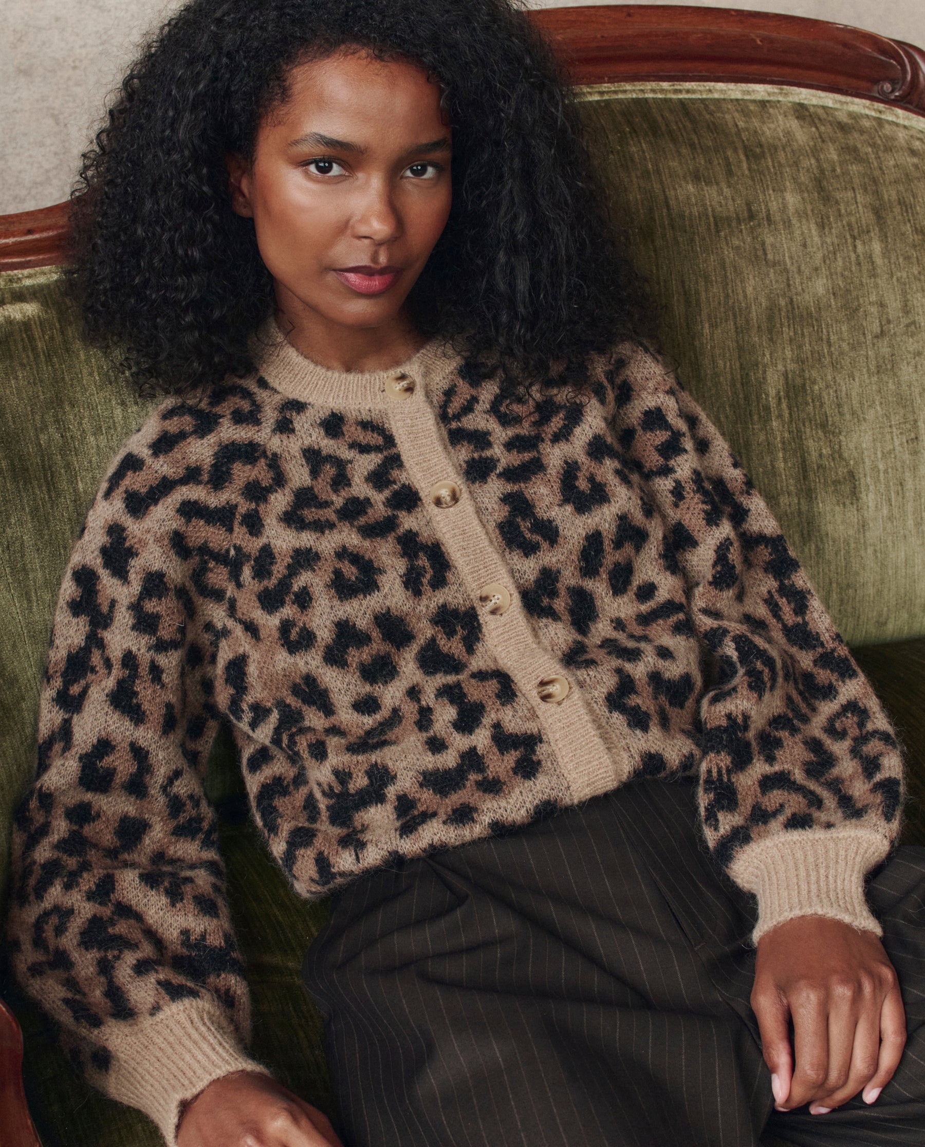 The Windsor Cardigan. -- Leopard