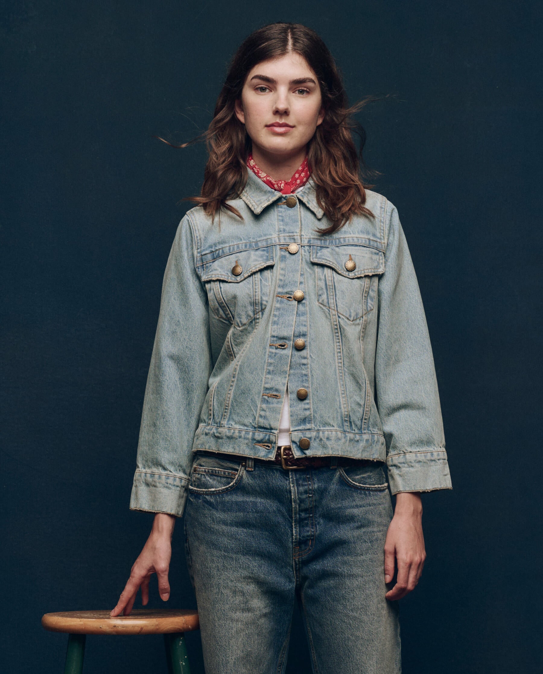 The Slouchy Jean Jacket. -- Great Plains Wash