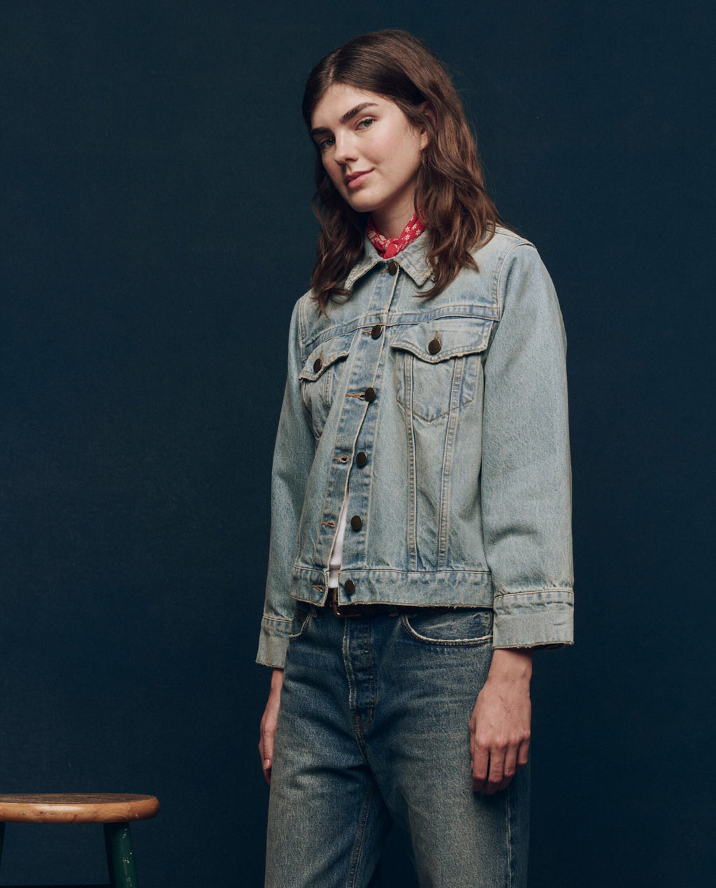 The Slouchy Jean Jacket. -- Great Plains Wash