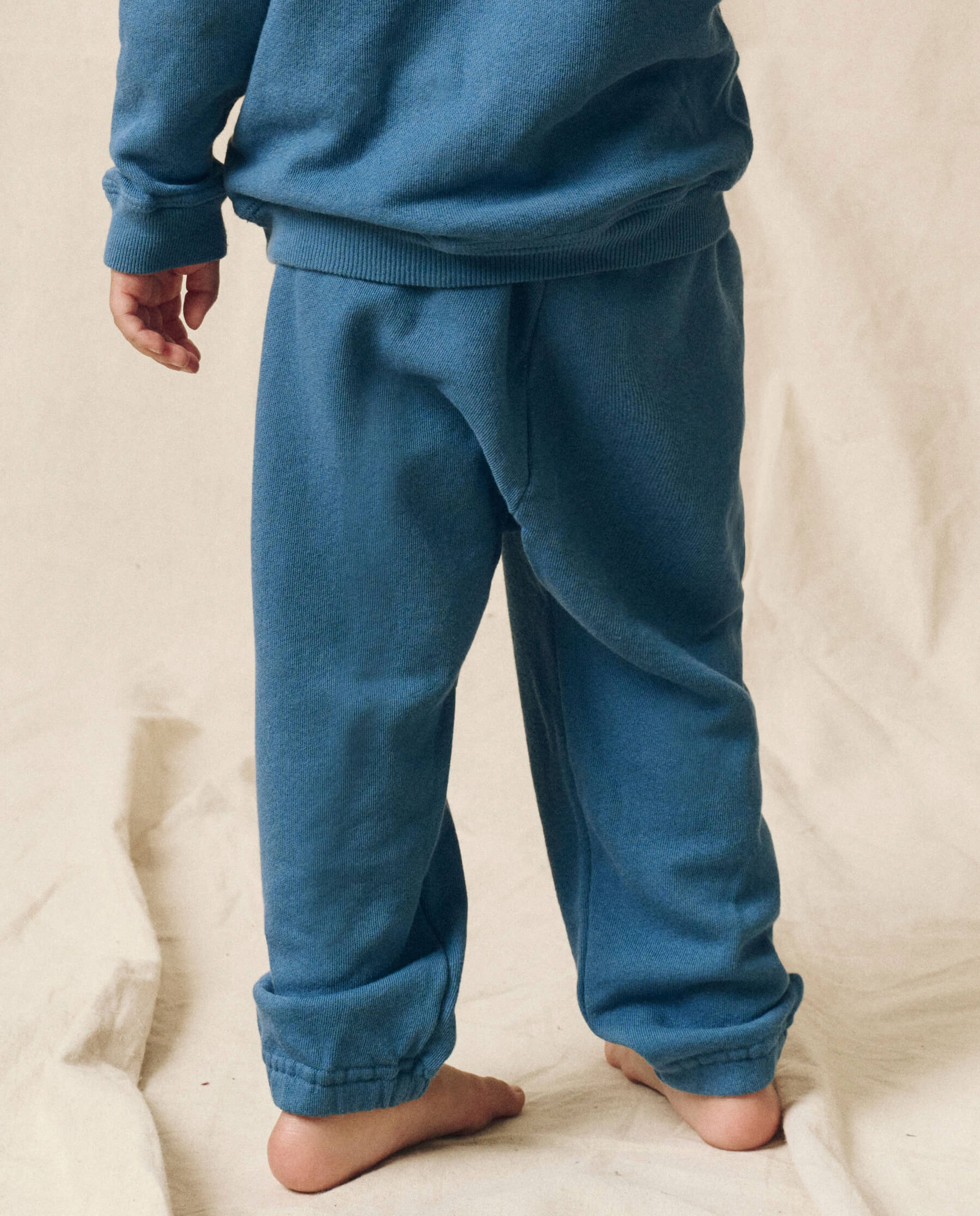 The Little Stadium Sweatpant. Solid -- Glacier Blue