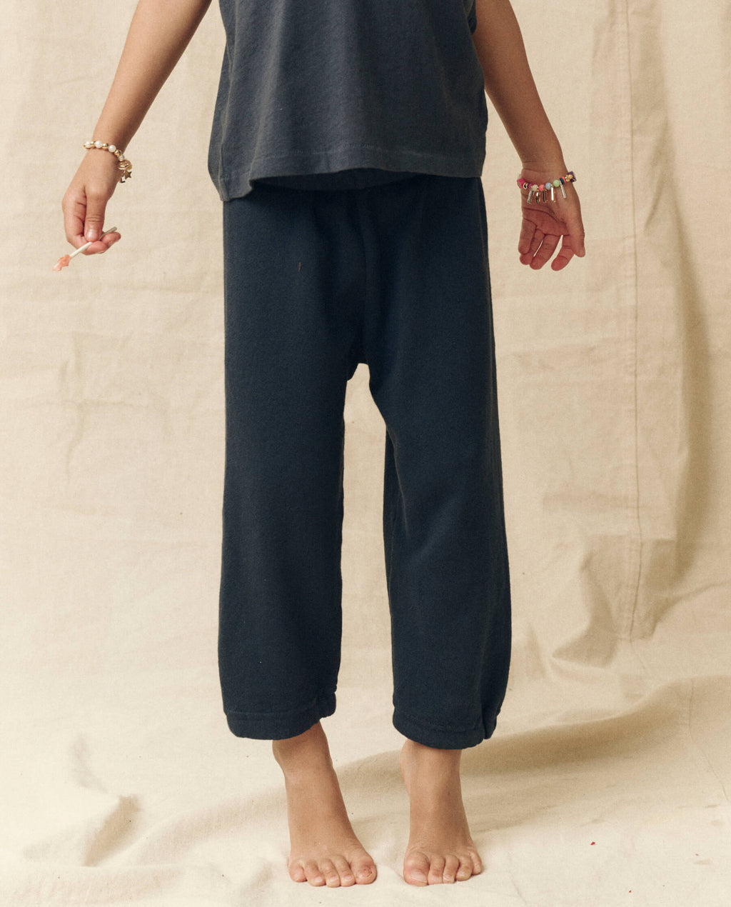 The Little Stadium Sweatpant. Solid -- True Navy
