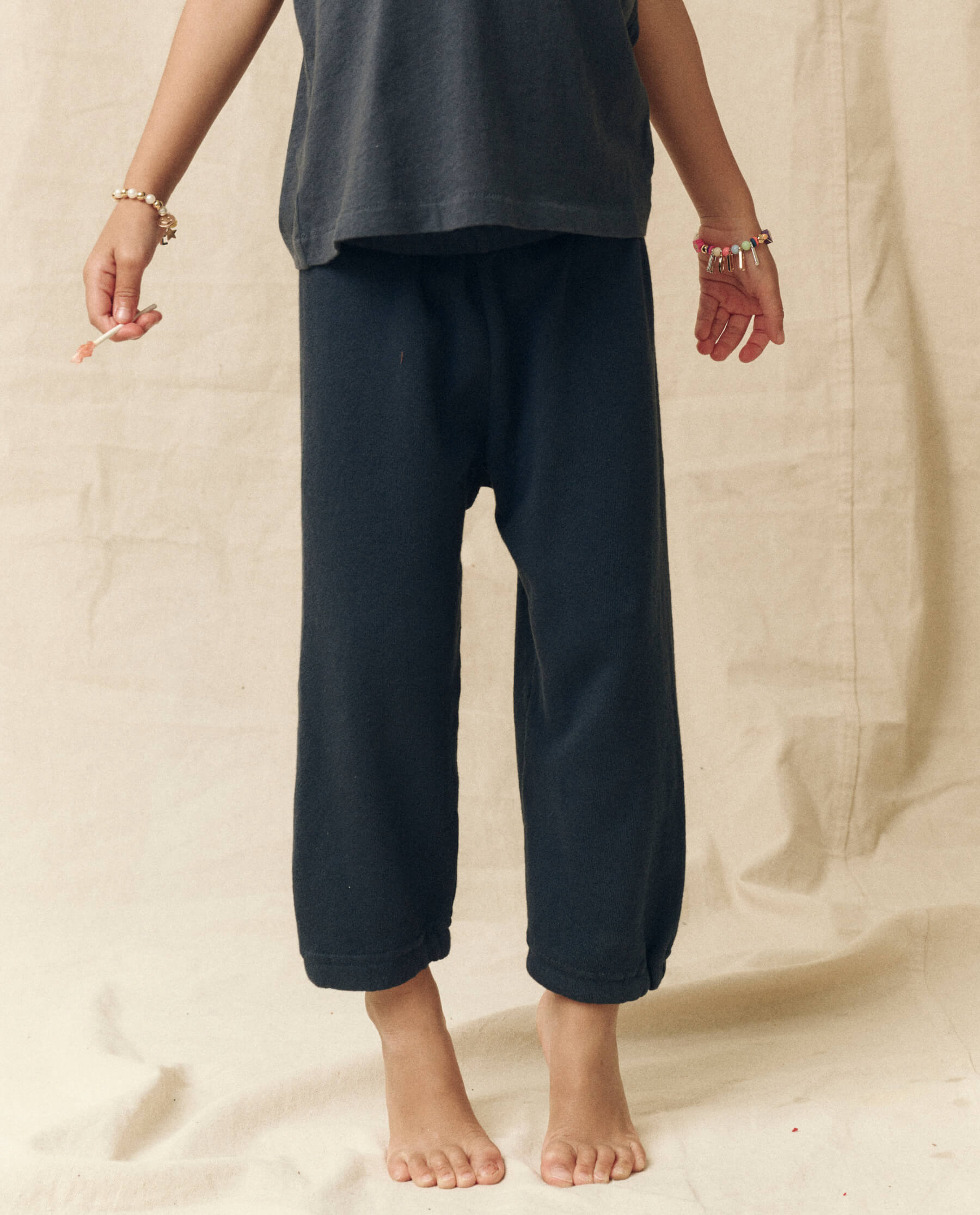 The Little Stadium Sweatpant. Solid -- True Navy