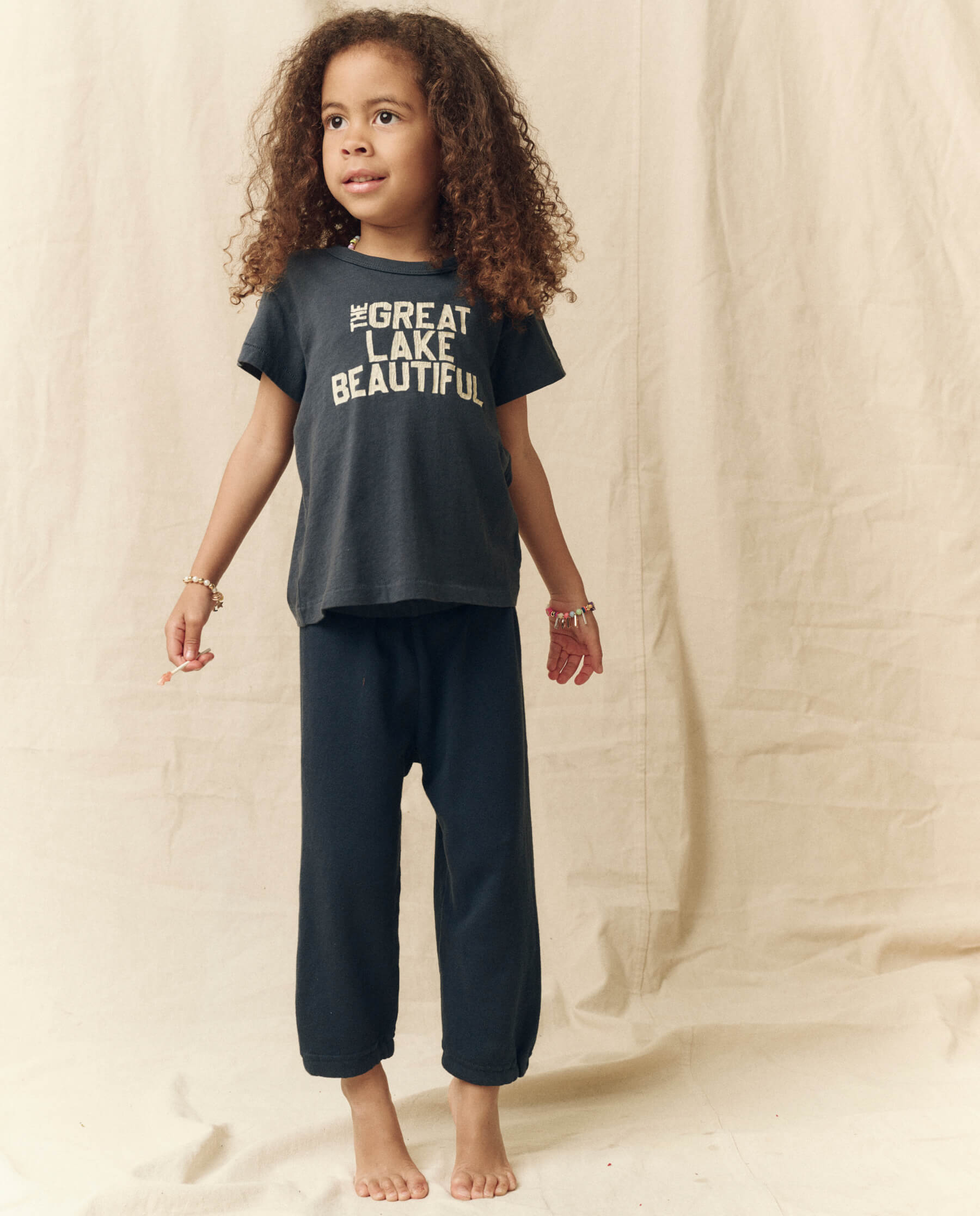 The Little Stadium Sweatpant. Solid -- True Navy