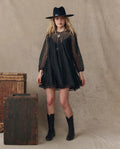 The Keepsake Lace Shift Dress. -- Black