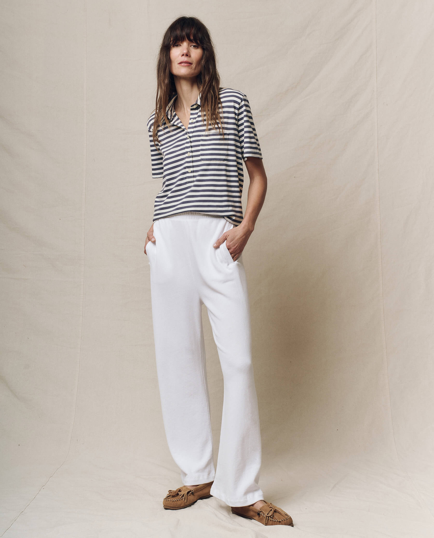 The Victory Sweatpant. -- True White