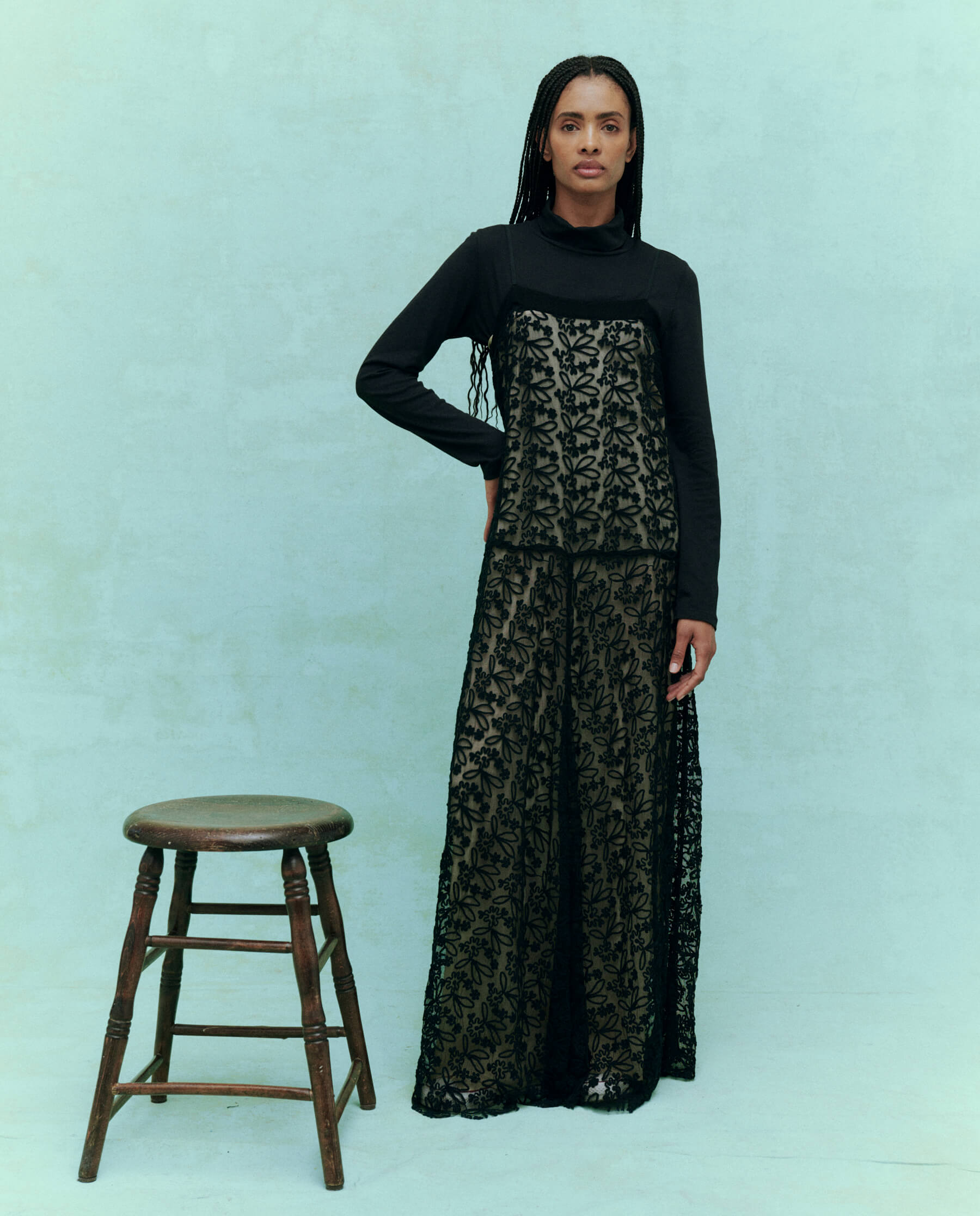 The Grace Dress. -- Black