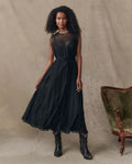 The Keepsake Lace Column Dress. -- Black