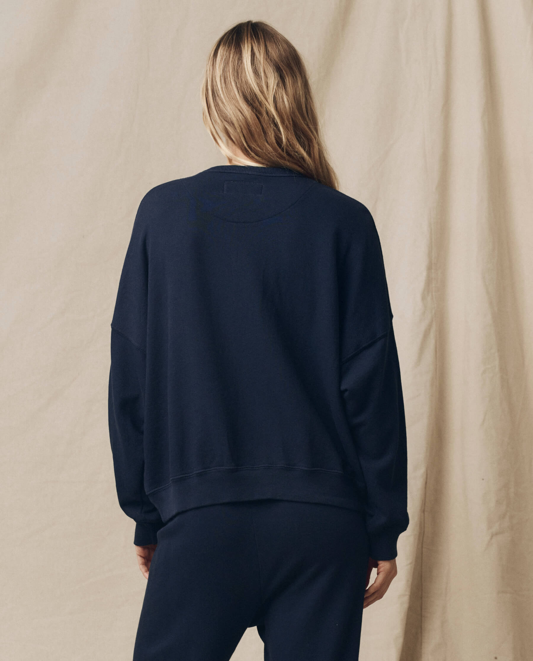 The Teammate Sweatshirt. Solid -- True Navy