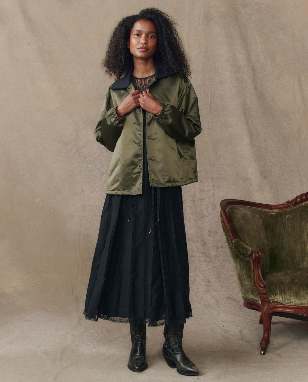 The Satin Coach's Jacket. -- Bright Army