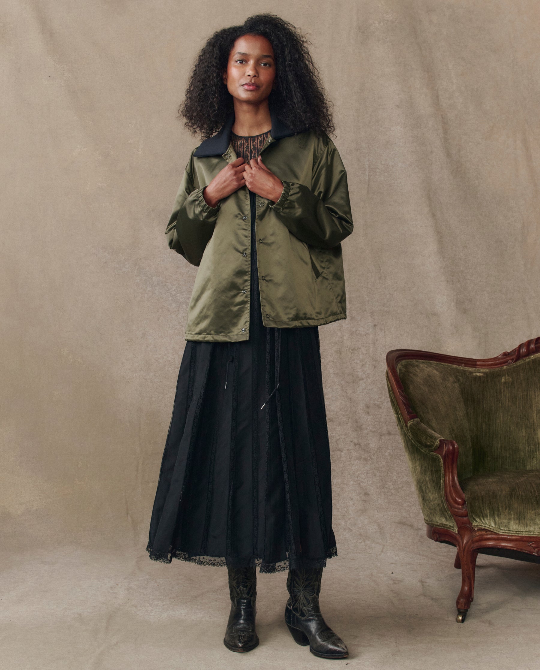The Satin Coach's Jacket. -- Bright Army