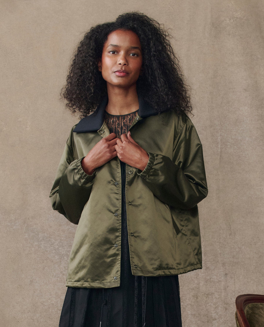 The Satin Coach's Jacket. -- Bright Army
