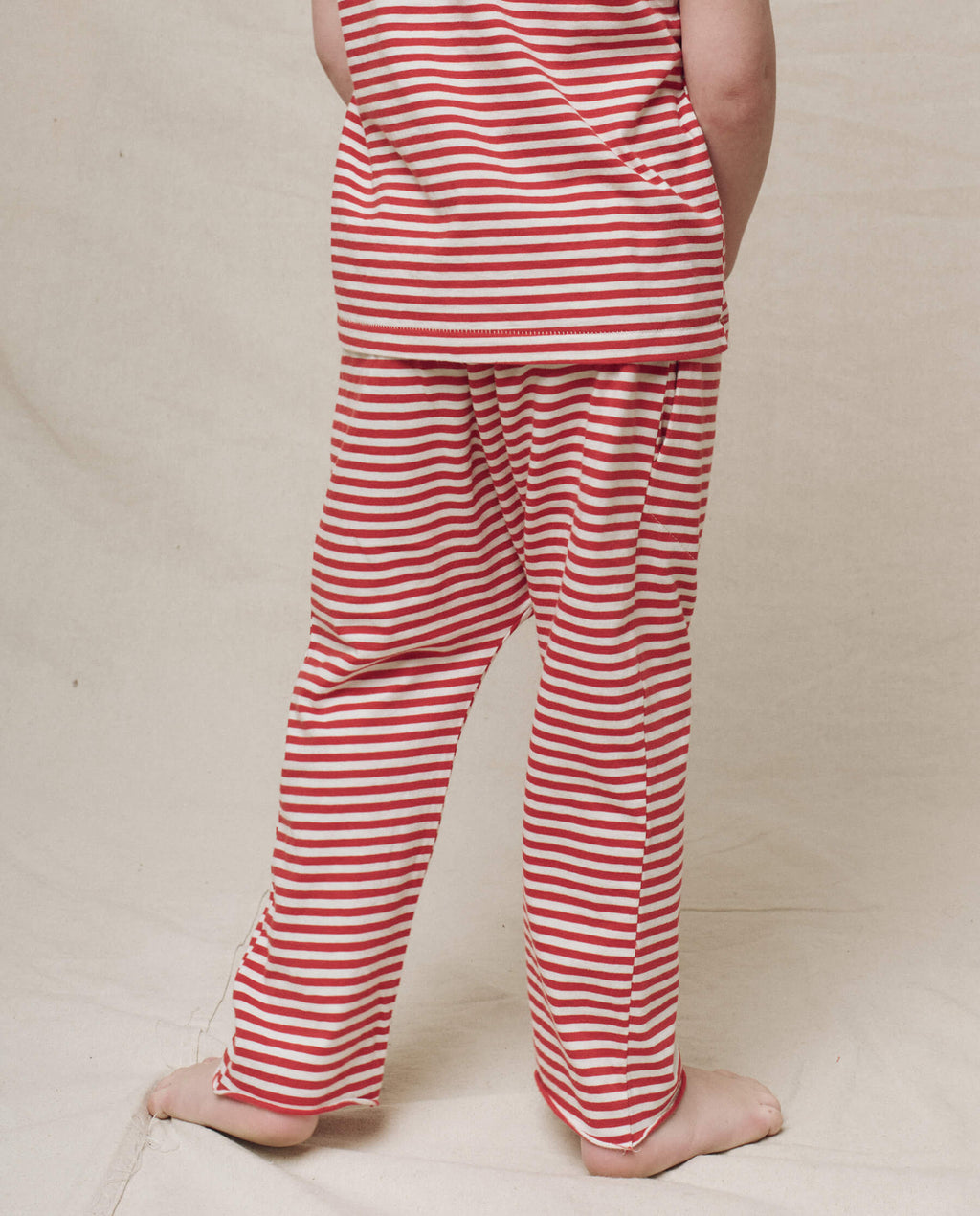 The Little Jersey Crop. Novelty -- Sun Cherry Stripe