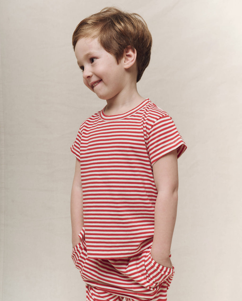 The Little Boxy Crew. Novelty -- Sun Cherry Stripe