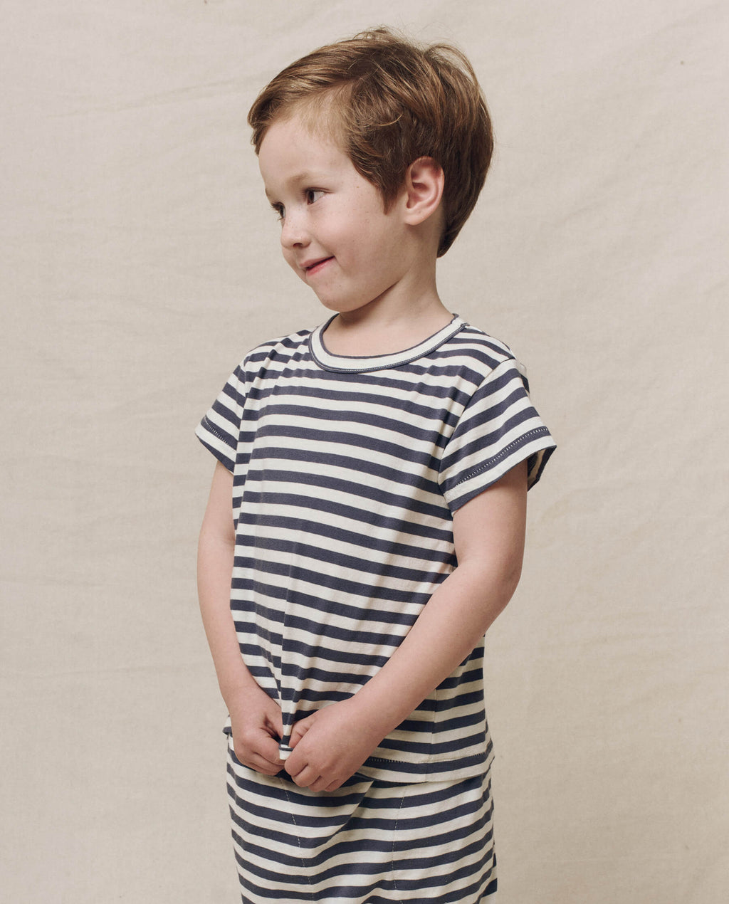 The Little Boxy Crew. Novelty -- Vintage Blue Stripe