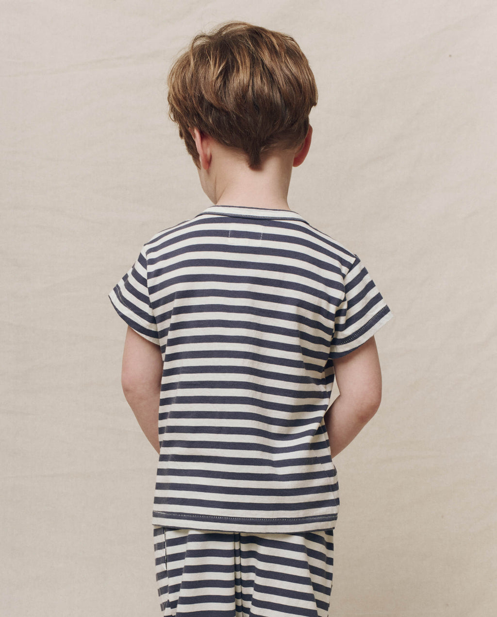 The Little Boxy Crew. Novelty -- Vintage Blue Stripe