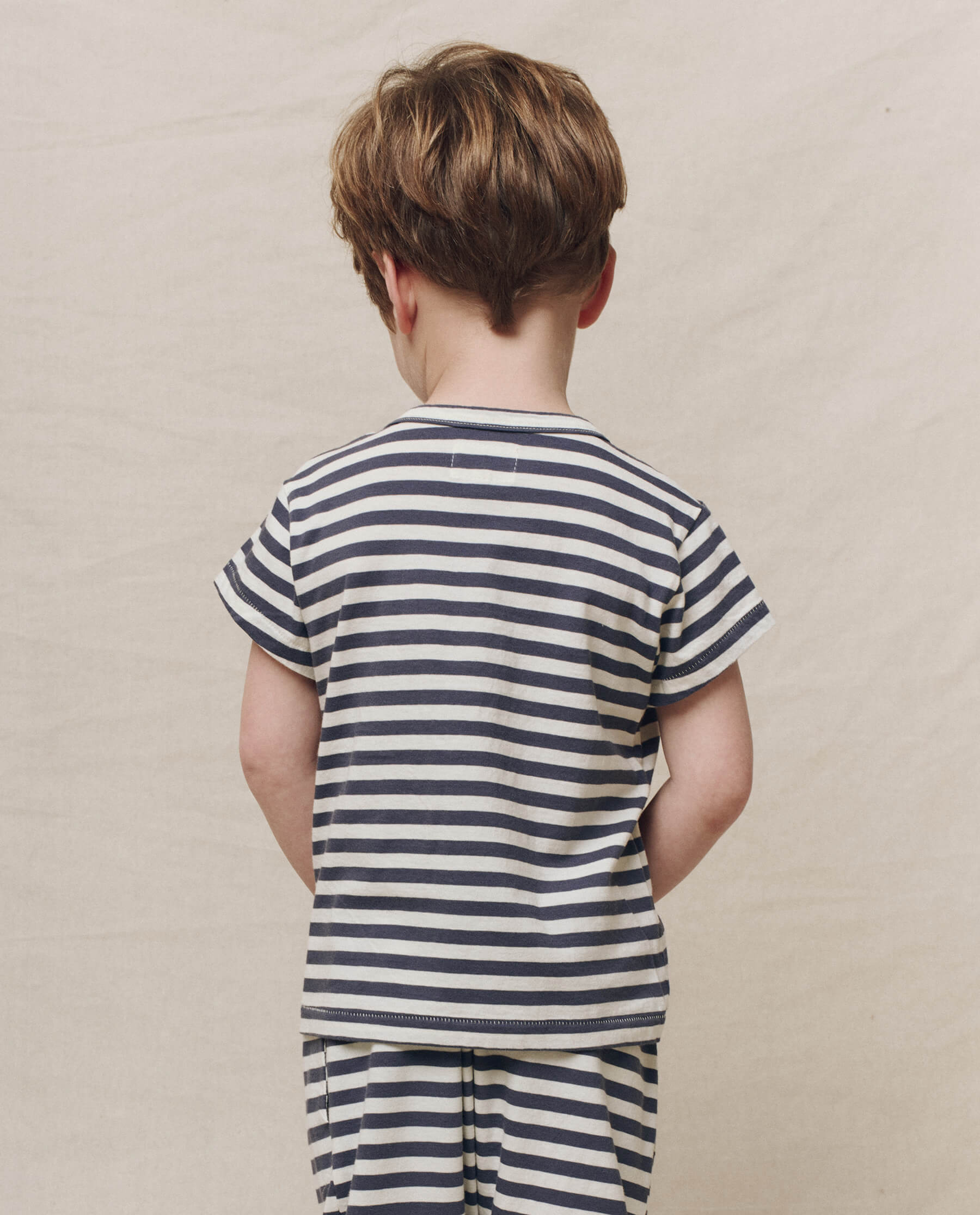 The Little Boxy Crew. Novelty -- Vintage Blue Stripe