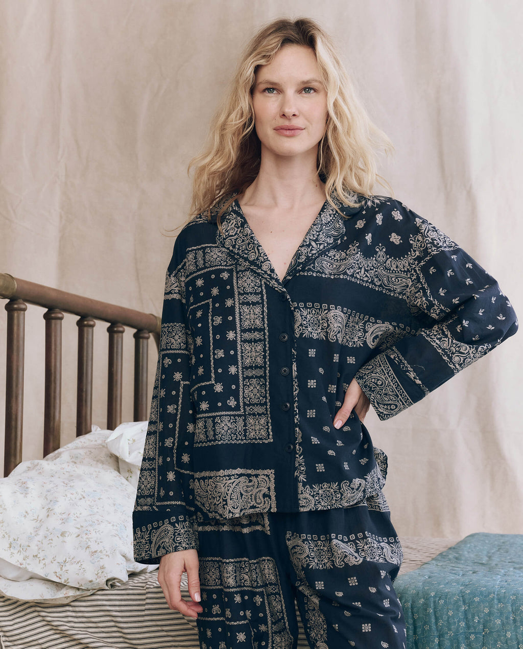 The Pajama Shirt. -- Bandana Patchwork
