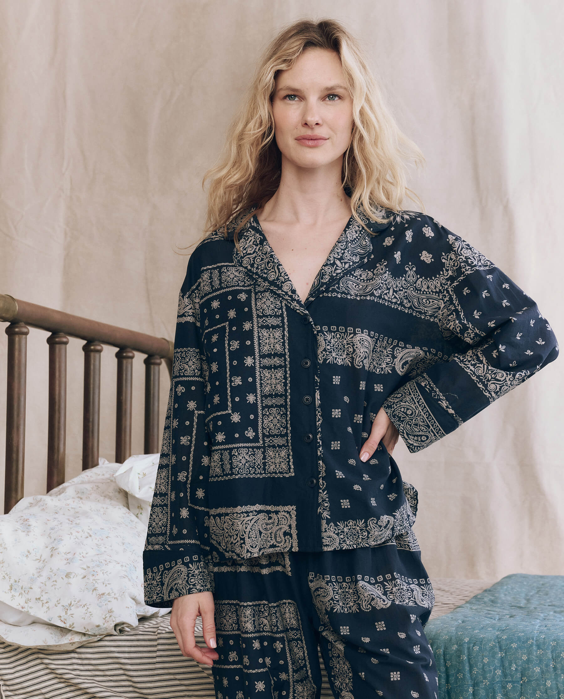 The Pajama Shirt. -- Bandana Patchwork